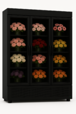 commercial floral display refrigerator – 3-door - Image 2