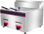 deep fryer gas double bowl