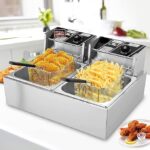 electric deep fryer double 6+6 l