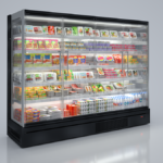 open chiller 2.5 m  black jumbo depth 90 cm ( with doors  )
