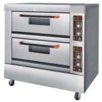 double deck gas oven