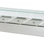 bainmary table top 5 container with glass