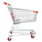 shopping trolley cart 150 liter chrome color - Image 2