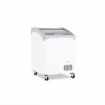 ‏Chest Showcase Display Freezer Sliding Door Curve Glass UGUR 100 with LED Light