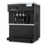 Soft Ice Cream Machine Table Top Single Compressor IceKemo - Black
