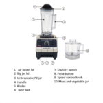 silver crest multifunctional blender – heavy-duty dual jar set - Image 2