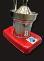 red stainless steel manual orange juicer - Image 2