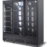 upright three door freezer full class