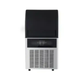 commercial ice maker 45kgs/24h, stainless steel ice machine with 15kgs ice storage capacity, free-standing under counter ice maker