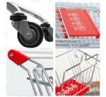 shopping trolley cart 80 liter chrome color - Image 2