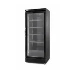 single door display chiller – glass door (black)