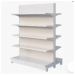 single and double supermarket shelves 100cm