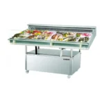 stainless steel fish display  1.8 meters