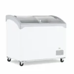 ‏Chest Showcase Display Freezer Sliding Door Class Curve UGUR 200 SC With LED Light