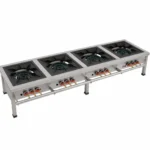 gas stove 4 burner commercial heavy duty stainless steel