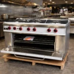 gas 6-burner stove with full oven