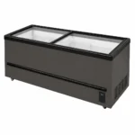 commercial chest freezer with glass sliding lids 2meter