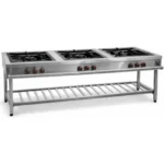 stand type cooking range – 3 burner gas (model gold)