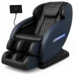 full-body luxury massage chair – navy blue & black