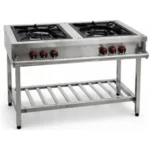 stand type cooking range – 2 burner gas (model gold)
