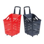 plastic shopping trolley 60 liters