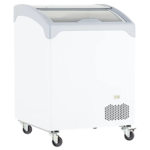 ‏chest showcase display freezer sliding door carve glass ugur 100 with led light