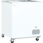 ‏chest showcase display freezer sliding door class ugur 200 with led light
