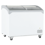 ‏chest showcase display freezer sliding door carve class ugur 300 with led light