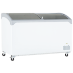 ‏chest showcase display freezer sliding door class ugur 400 with led light