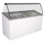 ice cream display freezer 8 bowl