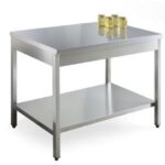 stainless steel working table 120 cm