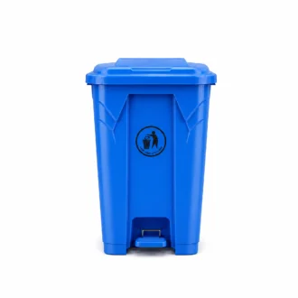 img8767 50L Waste Bin with Pedal (Blue) - Image 1